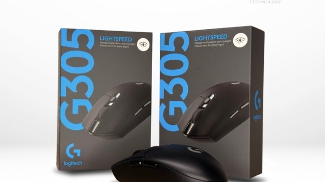 910-005281 - Logitech Mouse G305 LightSpeed Gaming Wireless Black