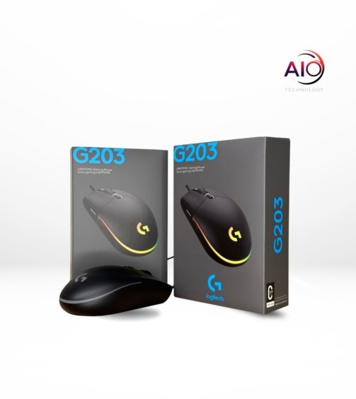 910-005790 - Logitech Mouse G203 RGB LightSync Gaming Black